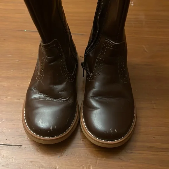Toddler Leather Boots - Picture 2 of 9